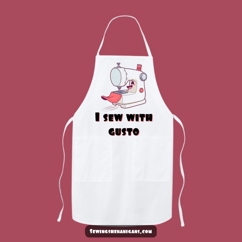 Funny Sewing Machine Apron: Protect Your Clothes with Mischievous Style