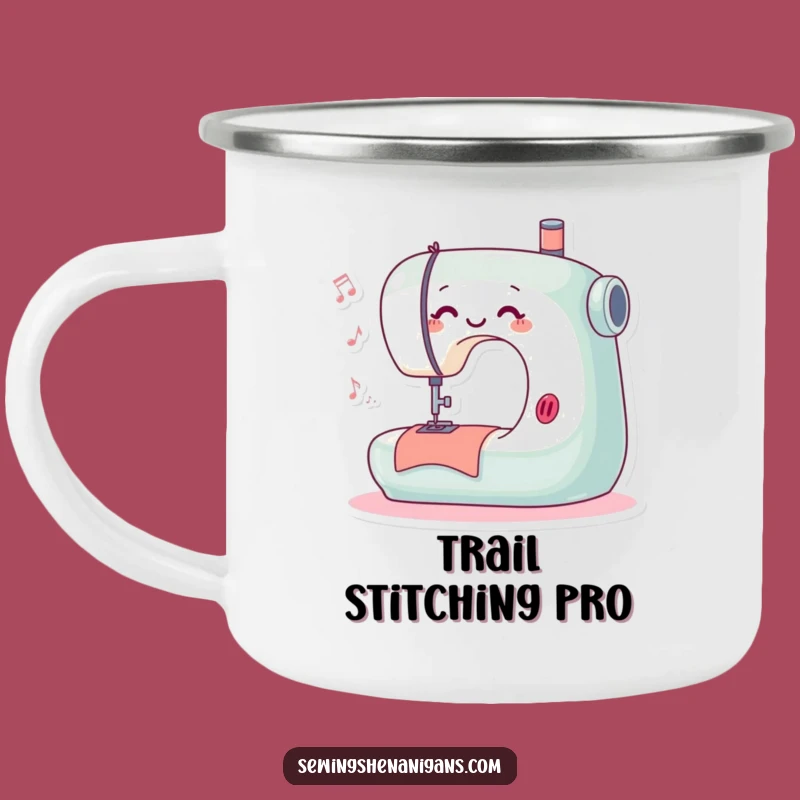 Funny Stitching Machine Camping Mug - Crafty Tunes Outdoors