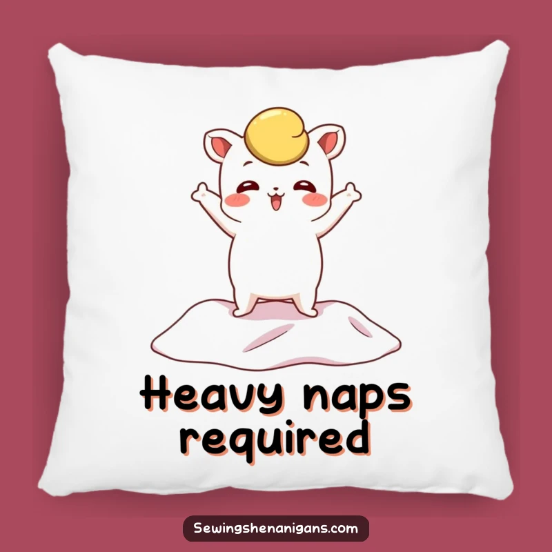 Funny Pattern Weight Pillow: Cozy Sewing Accent Gift for Whimsical Crafters Who Love Dramatic Flair