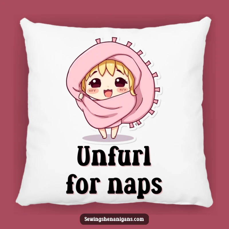 Funny Curious Fabric Swatch Pillow - Soft Decor, Hilarious Gift