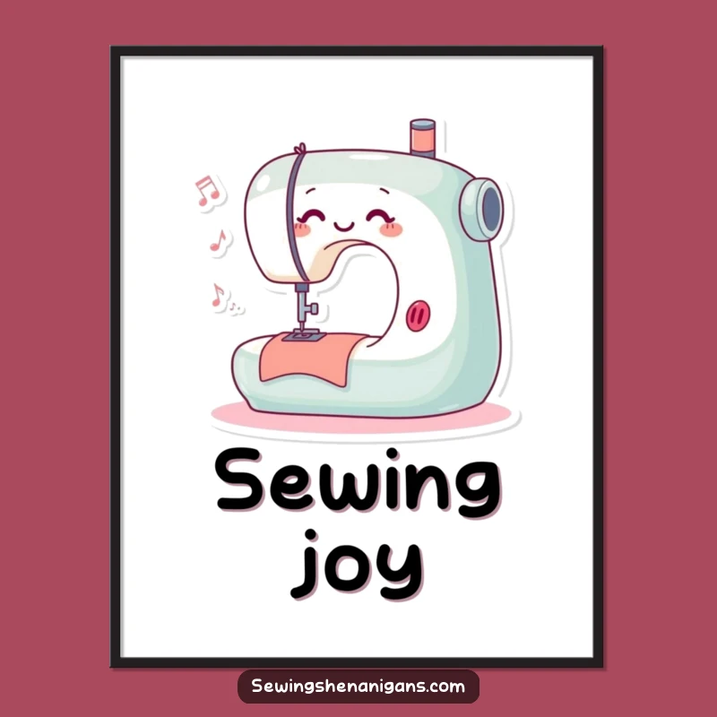 Funny Stitching Machine Digital Art - Instant Crafting Joy