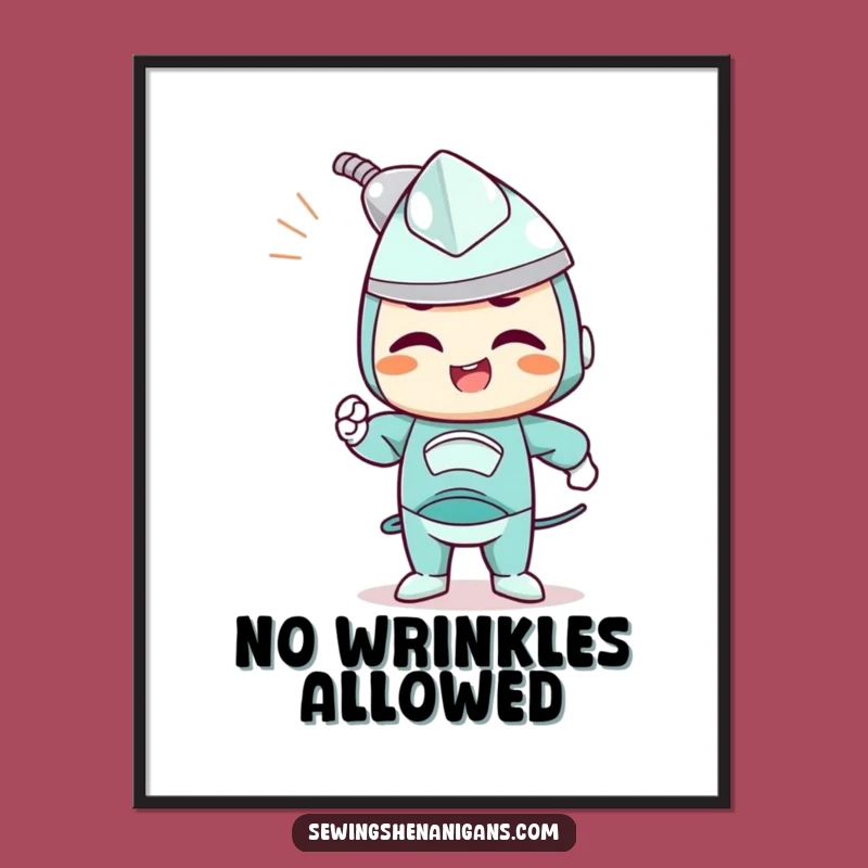 Funny Determined Iron Poster - Motivational Art, Unique Gift