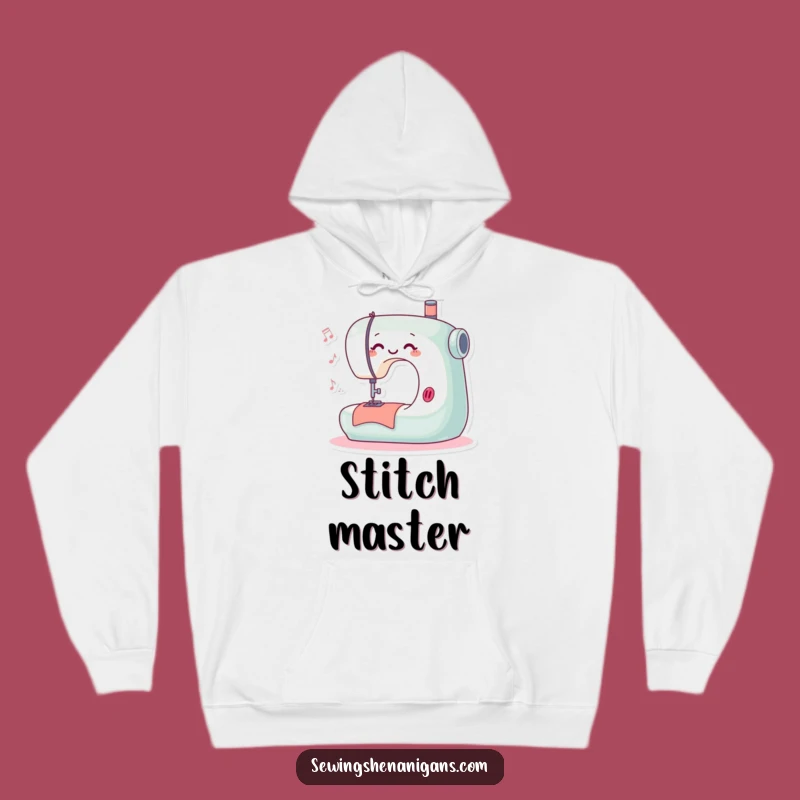 Funny Stitching Machine Hoodie - Cozy Crafting Companion