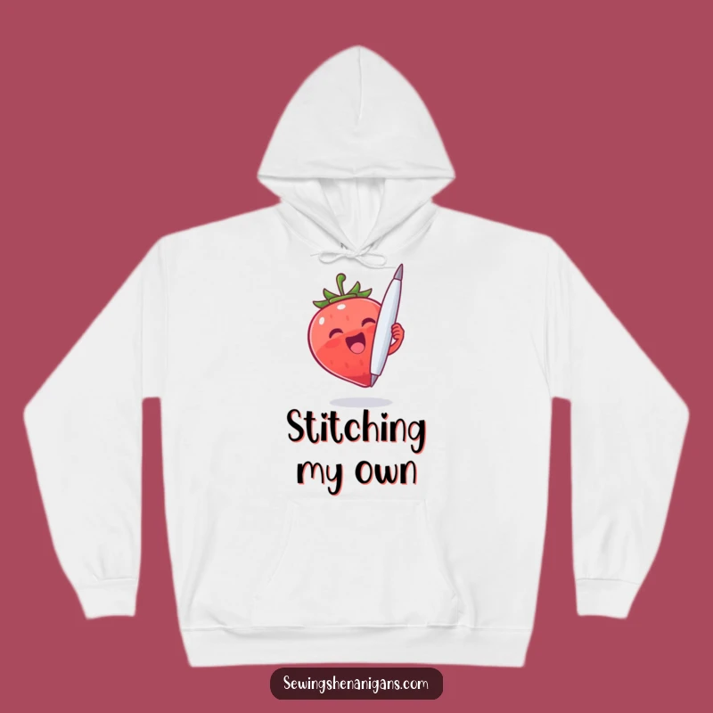 Funny Strawberry Needle Hoodie: Cozy Up with Quirky Humor, The Best Funny Gift