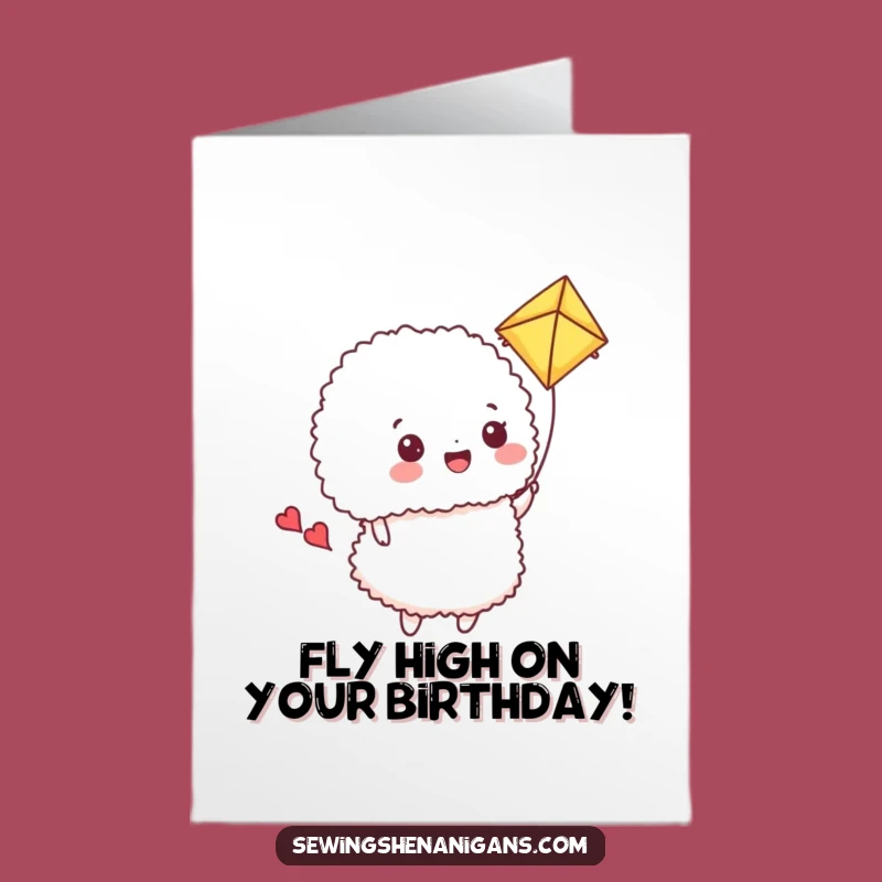 Free Printable Birthday Card: Fabric Kite Pincushion, Hilarious Downloadable Gift