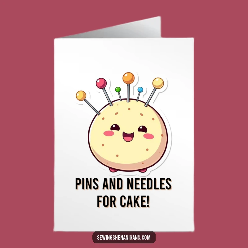 Pin-tastic Free Printable Birthday Card: Playful Pins Downloadable Fun