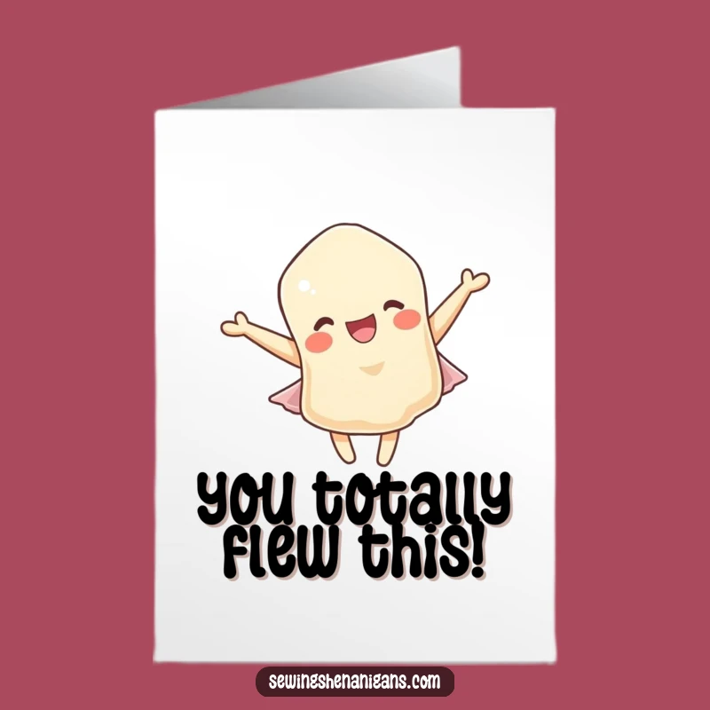 Free Printable Congratulations Card: Fabric Scrap's Breezy Success Greeting