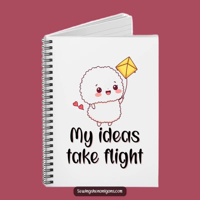 Funny Fabric Kite Notebook: Jot Down Ideas with Hilarious Sewing Adventures