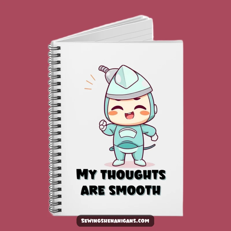 Funny Determined Iron Notebook - Organize Your Thoughts, Gift