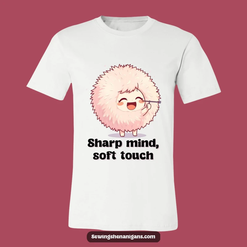 Funny Pom-Pom Poke Character T-Shirt, the Ultimate Hilarious Apparel for Crafters