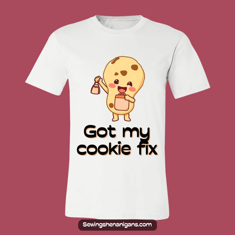 Funny Cookie T-Shirt: Wear Your Pride with This Character and Tiny Bag Humorous Gift