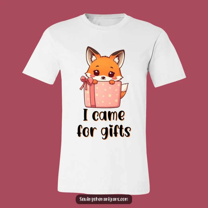Funny Kawaii Fox Gift Tee - Adorable Surprise Apparel for Fox Fans!