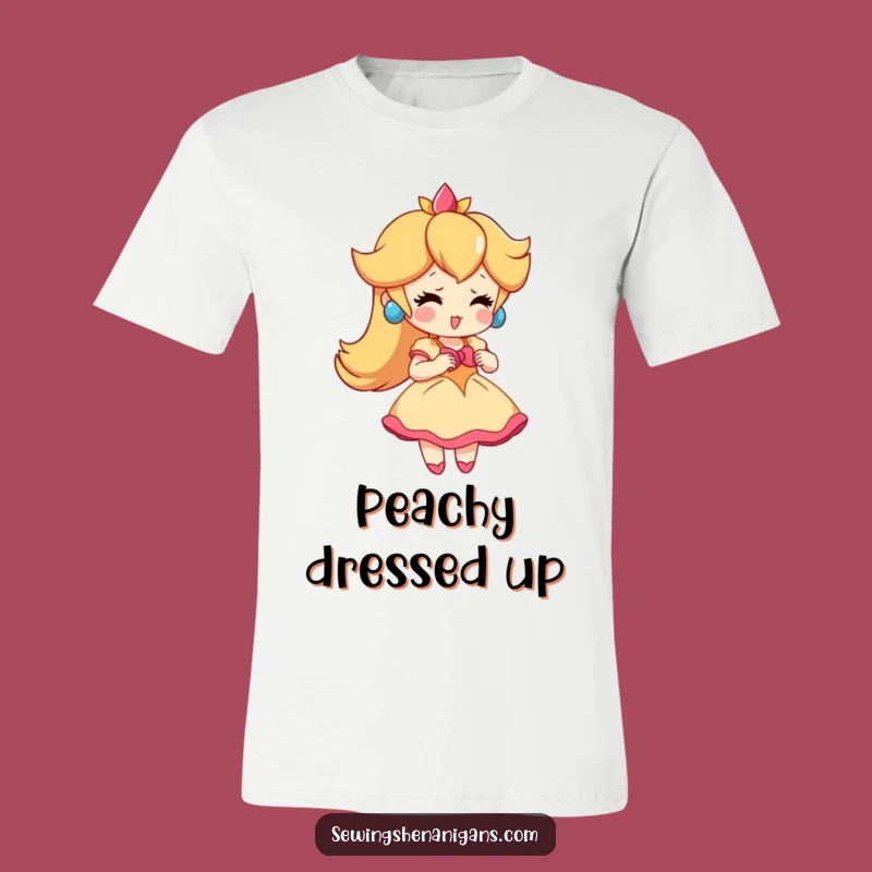 Funny Peach Dress T-Shirt: Wear Your Playful Side, An Amazing Funny Gift
