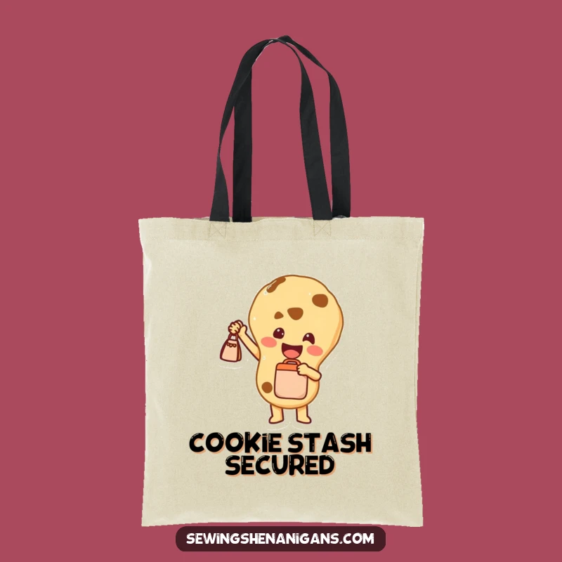 Funny Cookie Tote Bag: Carry Your Wins with This Proud Character - Perfect Humorous Gift