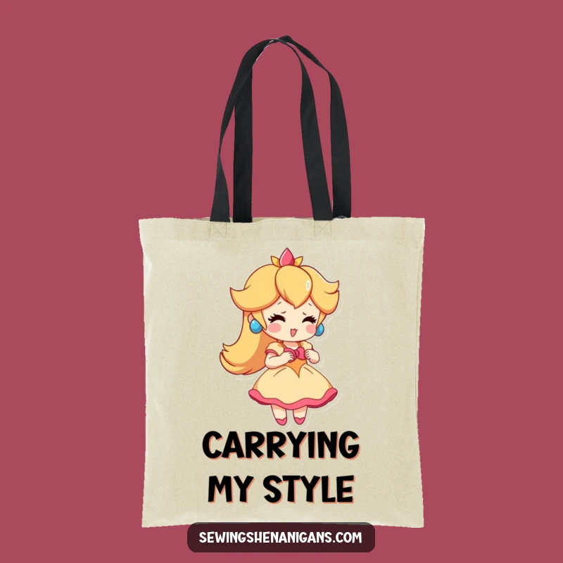 Funny Peach Dress Tote Bag: Carry Your Style with Playful Flair